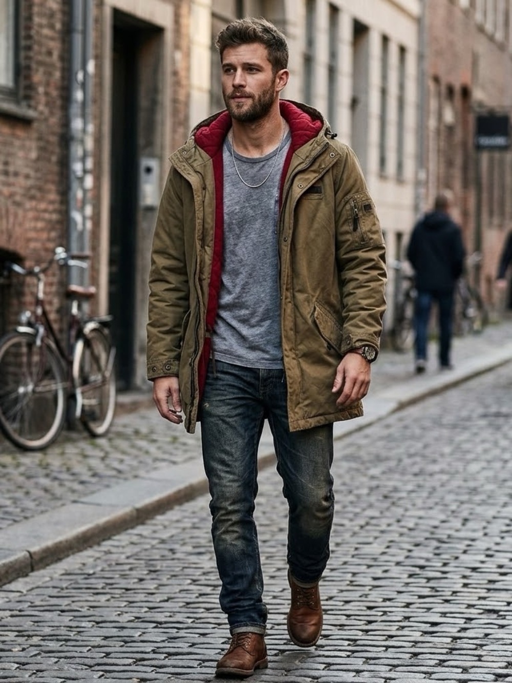 Vintage Abercrombie & Fitch Aton Canvas Parka SzL